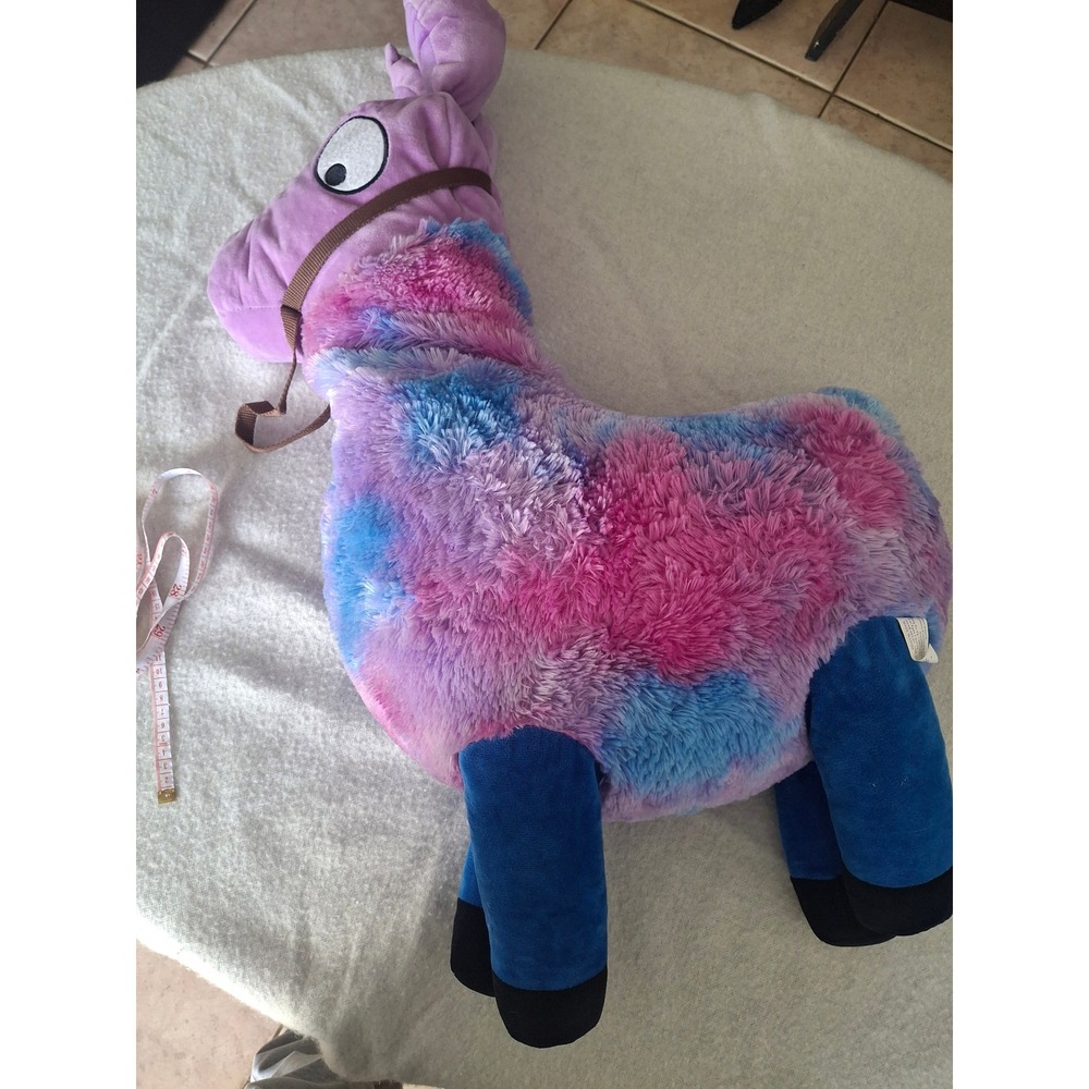 Fun & Fun Toys Fortnite Loot Llama Plush Pink Blue Tie Dye Large 23 Inch 483-07